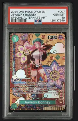 Jewelry Bonney ST02-007 2024 One Piece Special Alternate Art PSA 10 Gem Mint - Image 1