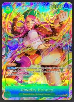 2025 One Piece Legacy of the Master Jewelry Bonney Alternate Art #OP12-118 MS7 - Image 1