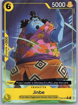 One Piece Jinbe (005) (Parallel) ST29-005 Starter Deck 29: Egghead Foil - Image 1