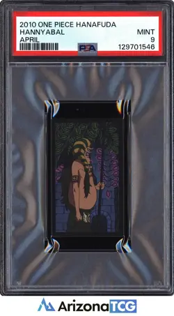 One Piece 2010 Hannyabal April One Piece Hanafuda PSA 9 - Image 1