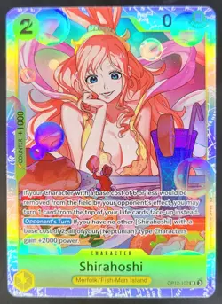 2025 One Piece Legacy of the Master Shirahoshi #OP12-102 Super Rare MS7 - Image 1