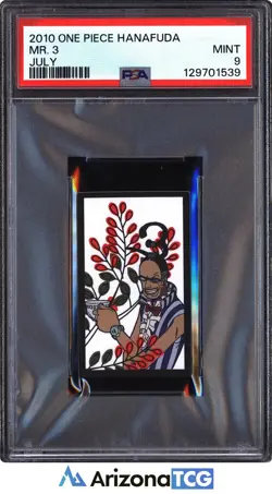 One Piece 2010 Mr. 3 July One Piece Hanafuda PSA 9 - Image 1