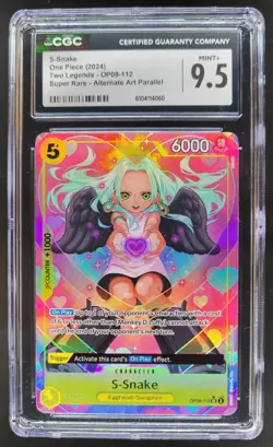 2024 One Piece Two Legends S-Snake #OP08-112 CGC 9.5 Alternate Art TL3 - Image 1