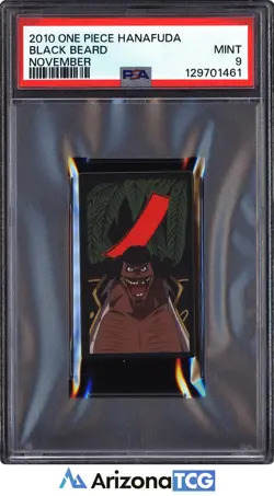 One Piece 2010 Black Beard November One Piece Hanafuda PSA 9 - Image 1