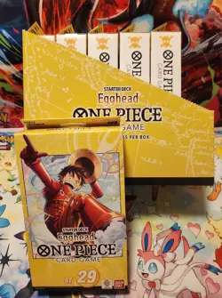 Lot of 6! One Piece TCG Egghead Starter Deck ST-29 Factory Sealed | Bandai NEW - Image 1