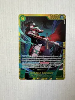 One Piece TCG Dracule Mihawk OP14-119 SEC The Azure Sea’s Seven ENGLISH - Image 1