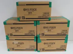 (5) Lot 2025 One Piece A Fist of Divine Speed OP-11 Sealed Booster Box Case - Image 1