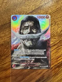Edward Newgate OP03 One Piece TCG OP02-004 SP Alt Art NM - Image 1