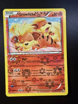 Pokemon TCG Growlithe RC4/RC25 Legendary Treasures 2013 Radiant Collection Card - Image 1