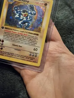 Pokemon Card - Machamp 8/102 Base Set Shadowless 1st Edition - Holo - Image 2