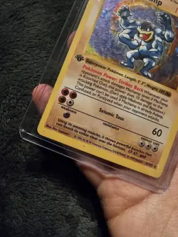 Pokemon Card - Machamp 8/102 Base Set Shadowless 1st Edition - Holo - Image 3