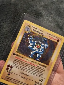 Pokemon Card - Machamp 8/102 Base Set Shadowless 1st Edition - Holo - Image 4