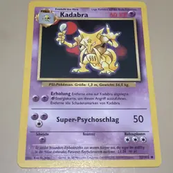 Kadabra Base Set 32/102 Uncommon Pokemon Card Unlimited Edition NM - Image 1