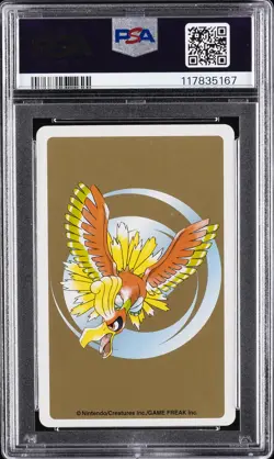 2000 POKEMON GOLD VERSION PLAYING CARDS 8 OF SPADES #136 FLAREON PSA 9 - Image 2
