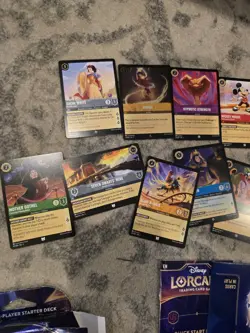 Disney Lorcana Shimmering Skies Starter Deck & Cards - Image 2