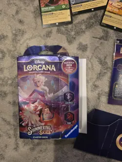 Disney Lorcana Shimmering Skies Starter Deck & Cards - Image 5