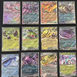 Pokemon Destined Rivals Card Lot 12 EX - Image 1