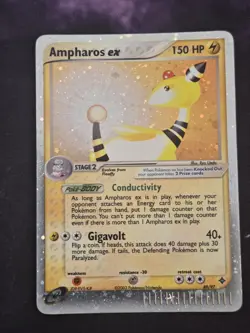 Pokemon TCG Ampharos EX Holo Card 89/97 Ultra Rare, EX Dragon - Image 2