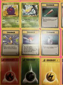 25 Different Pokemon Base Set 2 Cards, Vintage 2000 Wizards Of The Coast, NM-MP - Image 4