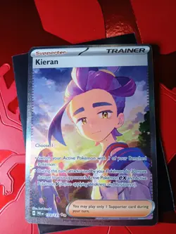 Pokemon TCG Kieran Trainer Prismatic Evolutions Card 174/131 - Image 1