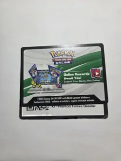 Pokemon TCG XY Phantom Forces Booster 1 Online Code Messaged Pokemon Cards New - Image 1