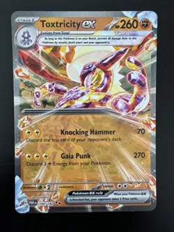 Pokemon TCG Eevee V SWSH065 Sword & Shield Promo Cards Black Star + Toxtricity - Image 4