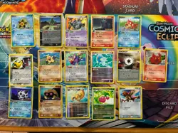 Vintage Pokemon Card Lot Reverse Holo Herracross Dusclops Fire - Image 1