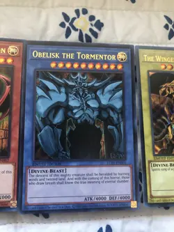 Yugioh Egyptian God Cards Slifer, Obelisk, Ra LIMITED EDITION‼(Grade 10) - Image 2