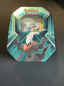 100+ Pokemon Card Lot W/ Darkrai Tin, Coins, Dice - Image 1