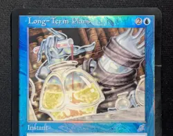 MTG FOIL Long-Term Plans- DAMAGED -Scourge Magic the Gathering Card # 38 - Image 3