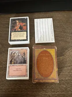 MTG MAGIC the GATHERING 1994 REVISED EDITION STARTER DECK 57 Cards And Manual - Image 4