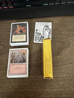 MTG MAGIC the GATHERING 1994 REVISED EDITION STARTER DECK 57 Cards And Manual - Image 5