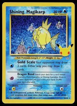 Pokemon Card - Shining Magikarp Celebrations Classic Collection 66/64 Holo - Image 1