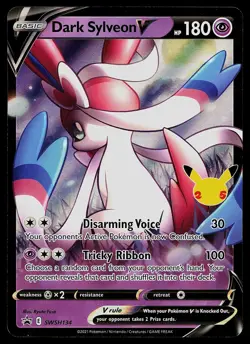 Pokemon Card - Dark Sylveon V Black Star Promo SWSH134 Promo Holo - Image 1