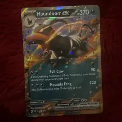 Houndoom ex 103 - Scarlet & Violet Black Star Promo Pokemon Card - NM - Image 2