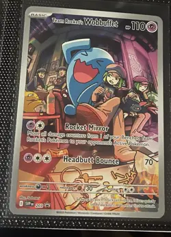 Team Rocket's Wobbuffet 203 Sv: Scarlet & Violet Promo Cards Holo - Image 1