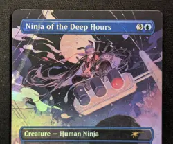 MTG FOIL Ninja of the Deep Hours- DAMAGED - Secret Lair Drop Magic Card # 1912 - Image 3