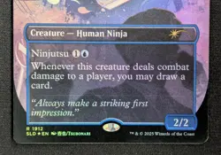 MTG FOIL Ninja of the Deep Hours- DAMAGED - Secret Lair Drop Magic Card # 1912 - Image 4
