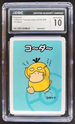 2019 POKEMON PLAYING CARDS JAPANESE PSYDUCK OLD MAID CGC 10 RC7 - Image 1