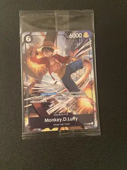 One Piece Card Game P promo 035 Monkey D. Luffy Promo Card English New Sealed - Image 2