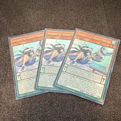 Yu-Gi-Oh! Shinonome the Vaylantz Priestess (UR) TAMA-EN001 1st Edition 3 Cards - Image 1