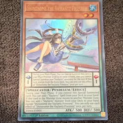 Yu-Gi-Oh! Shinonome the Vaylantz Priestess (UR) TAMA-EN001 1st Edition 3 Cards - Image 2