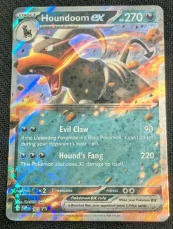 Houndoom ex SVP 103 Black Star Promo Pokemon TCG Card LP - Image 1