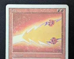MTG Fork- DAMAGED -3rd Edition Magic the Gathering Card # 153 - Image 3