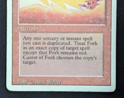 MTG Fork- DAMAGED -3rd Edition Magic the Gathering Card # 153 - Image 4