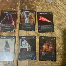 Star Wars TCG SWTCG 2002 Sith Rising Foil Cards Wizards (19) Lot - Image 1
