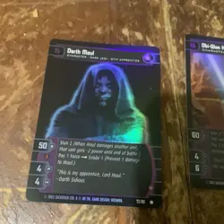 Star Wars TCG SWTCG 2002 Sith Rising Foil Cards Wizards (19) Lot - Image 2
