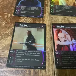 Star Wars TCG SWTCG 2002 Sith Rising Foil Cards Wizards (19) Lot - Image 5