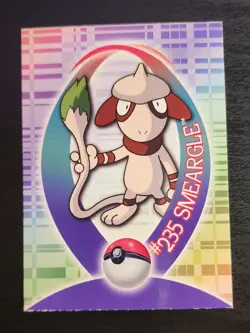 Pokemon Topps Johto League Champions Smeargle #235 Sticker Card 58 of 62 - Image 1