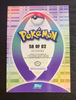 Pokemon Topps Johto League Champions Smeargle #235 Sticker Card 58 of 62 - Image 2